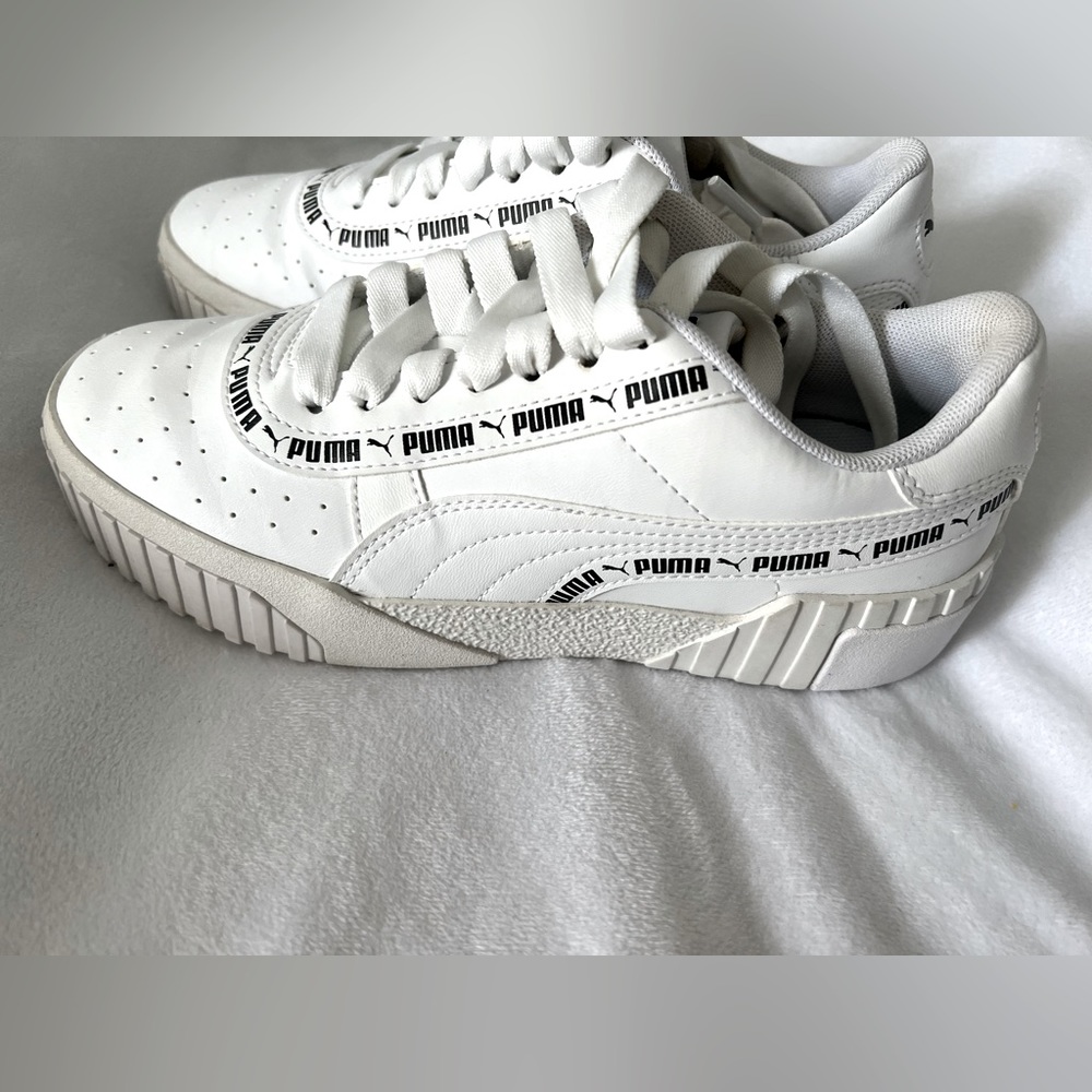 Puma white shoes